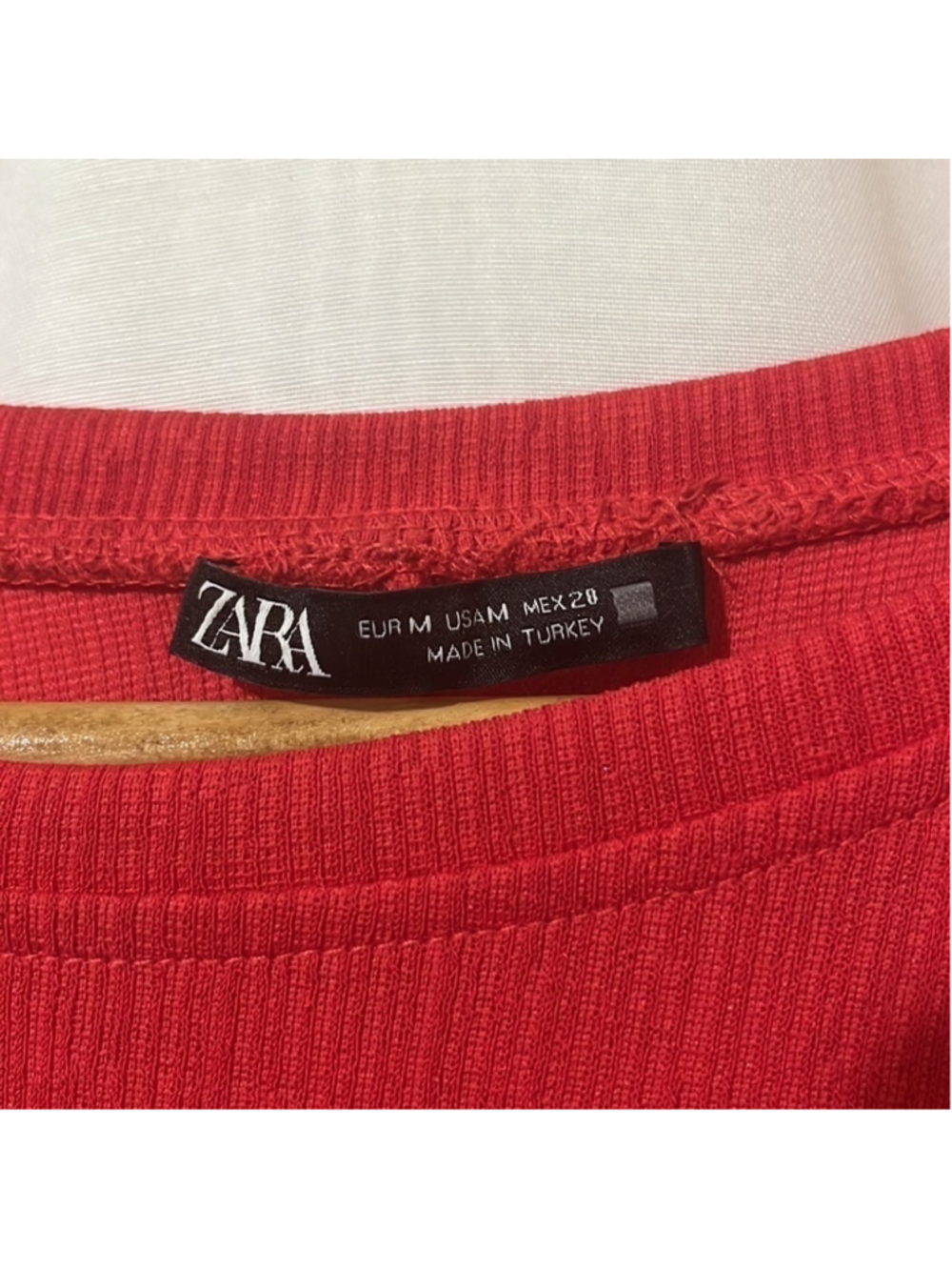 Zara Red Super Maxi Long Sleeve Dress with Optional Belt a224 - Picture 2 of 5
